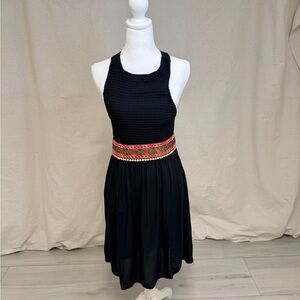 OndadeMar Black Sleeveless Mini Dress Sz L